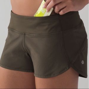 Army Green Lululemon Speed ups